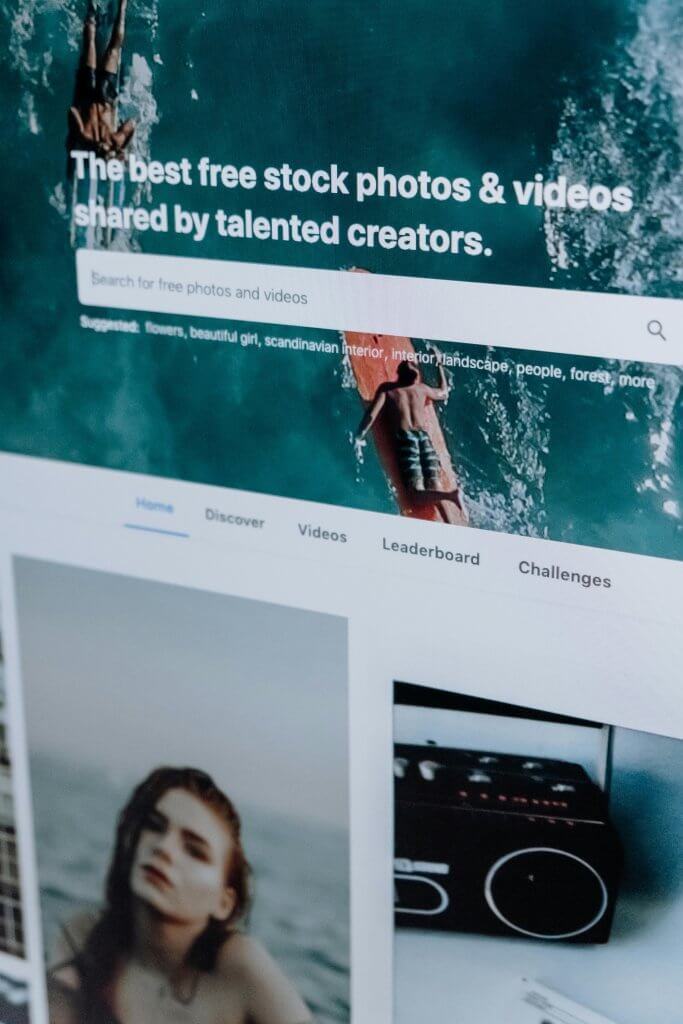 Image d'une page d'un site internet